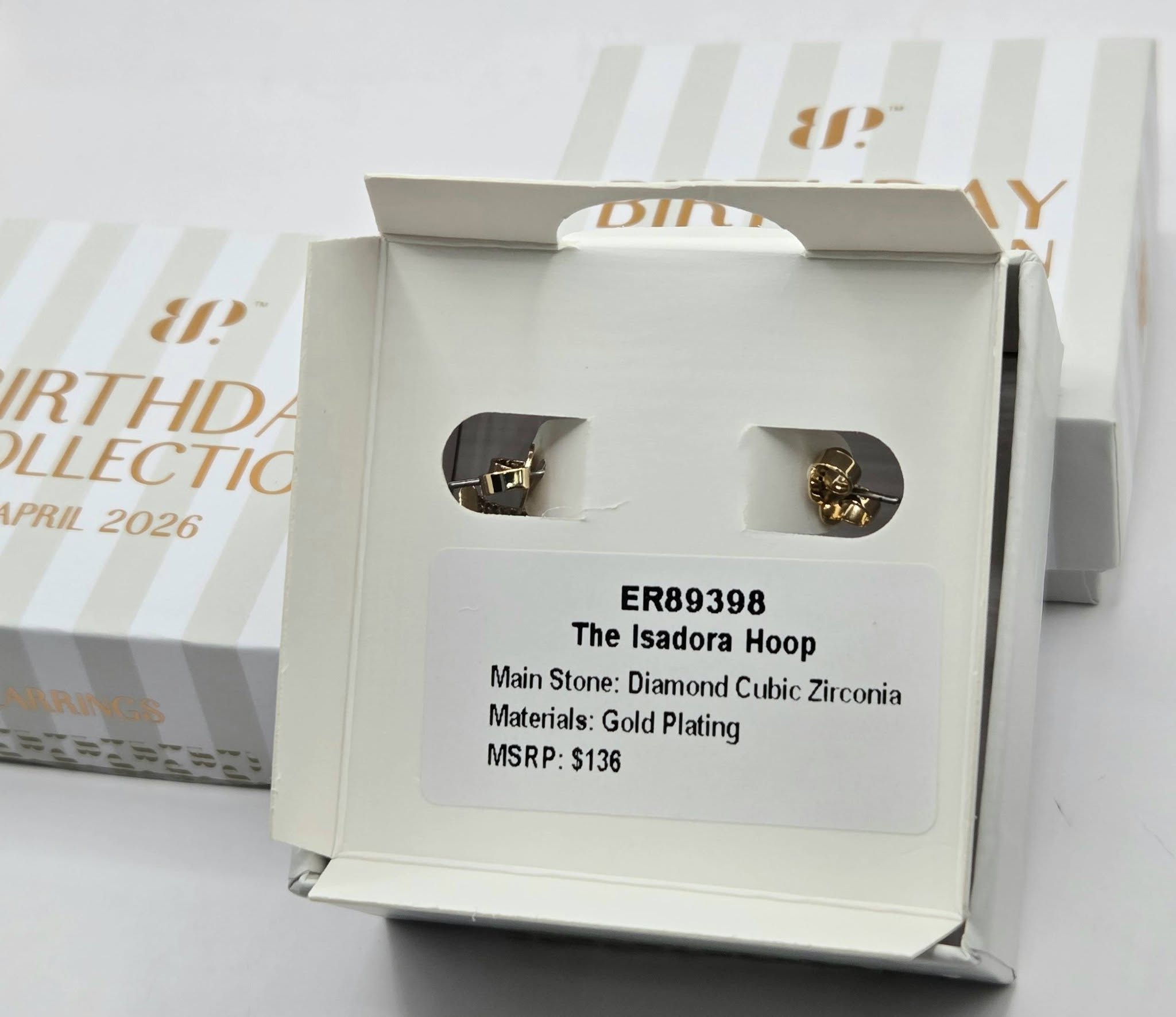 Bomb Party USA™ The Isadora Hoop Earrings – Diamond CZ Luxe Hoops