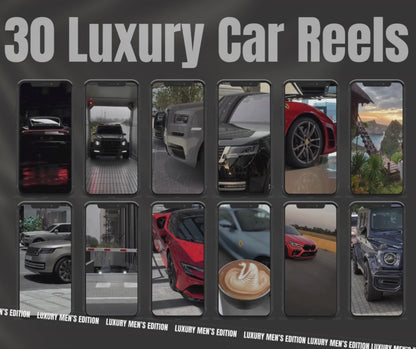 Luxury Mens Edition Vol 2.  Reels, Hooks, Captions & Reel Covers