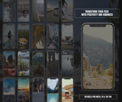 50 Positive Mindset & Encouragement Faceless Reels with Hooks